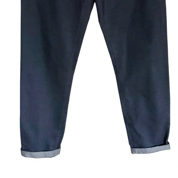 TED BAKER London Navy Cotton Blend Volvek Classic Trouser Pants Career Size 33R - Picture 7 of 16